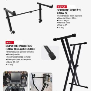 MIYAKO USA   M-27 & M-27LP  SOPORTES MODERNOS