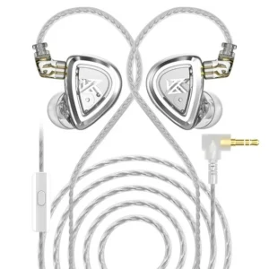 Kz Eda Balanceado Audífonos in ears con estuche Color Plateado