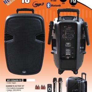 BATBLACK BT-125A20-12 ALTAVOZ AMPLIFICADO 15"