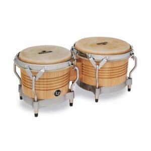 Latin Percussion M201-AWC Bongo Matador Natural-Crome