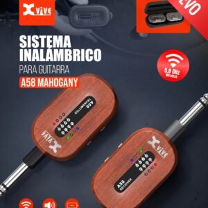 X VIVE A58 MAHOGANY Sistema Inalámbrico para guitarra