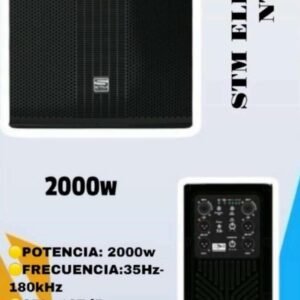 STM ELECTRONICS NTX-18 Subwoofer Activo de 18" 2000w 137db