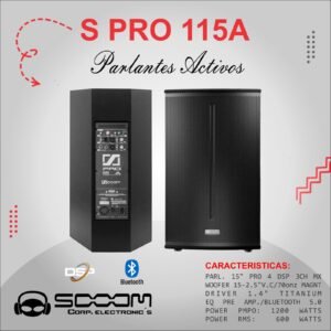 SOOOM SPRO 115 A Altavoz Activo de 15" c/n Bluetooth