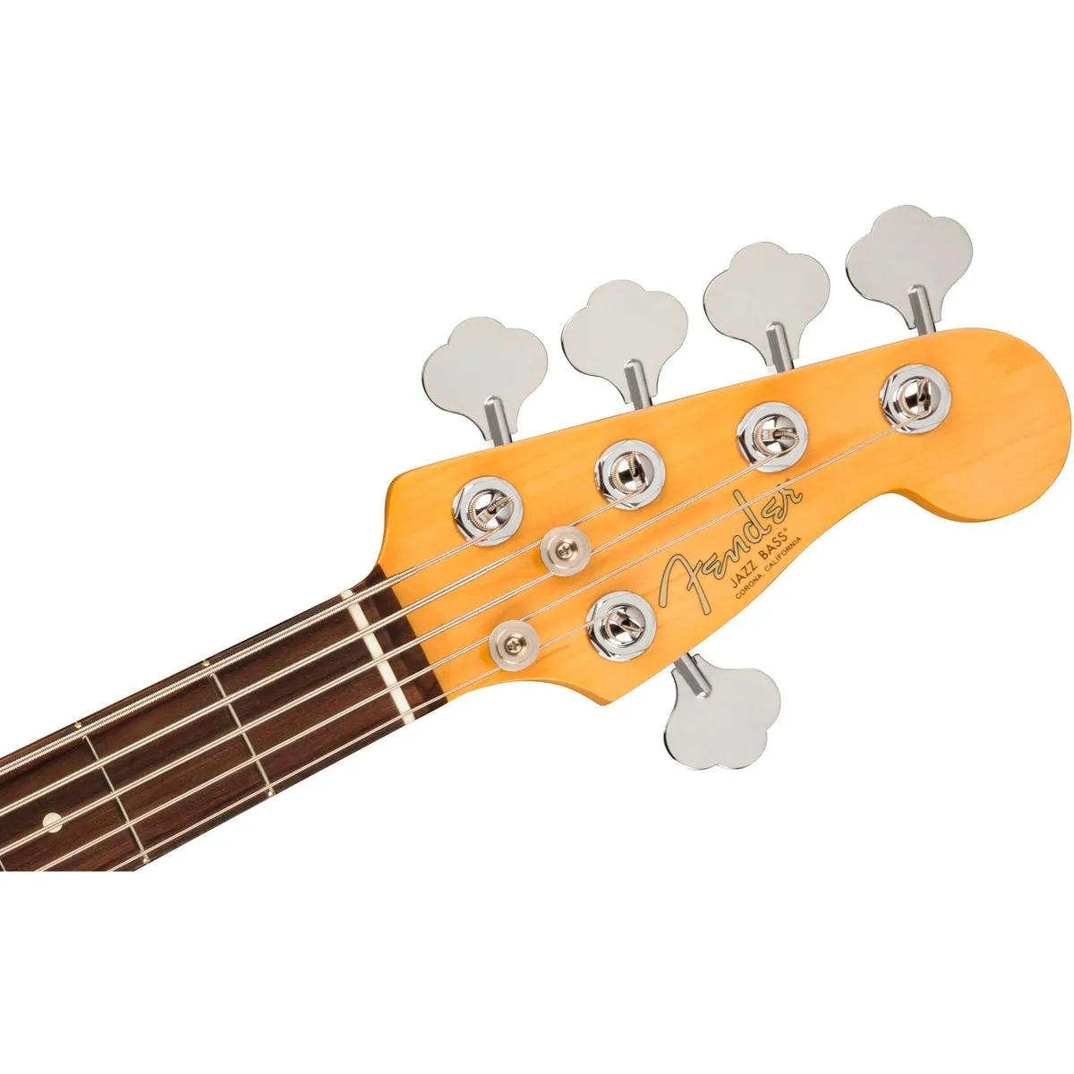 Fender American Professional II V Jazz Bass Palorosa - Olympic White Bajo Electrico - Imagen 4