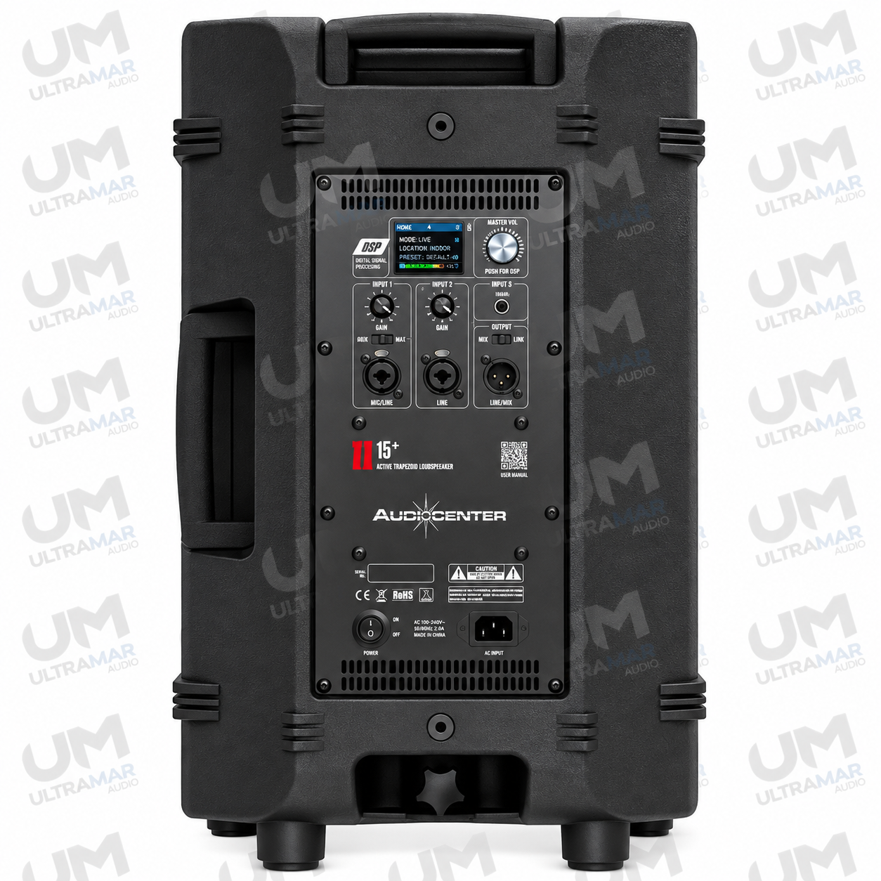 AC MA15+ – Parlante Activo 15” 1600W con DSP y Bluetooth - Imagen 2