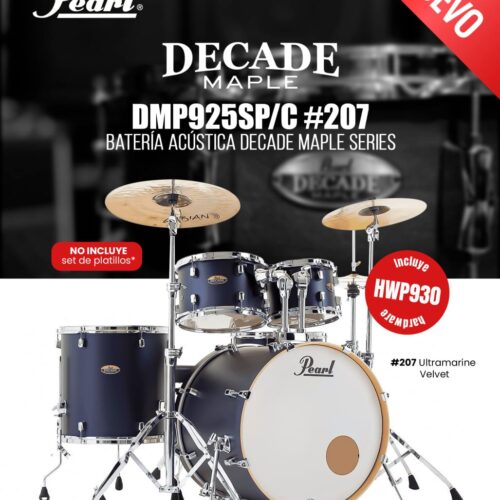 Pearl DMP925SP-C #270 Batería Acústica Decade Maple series