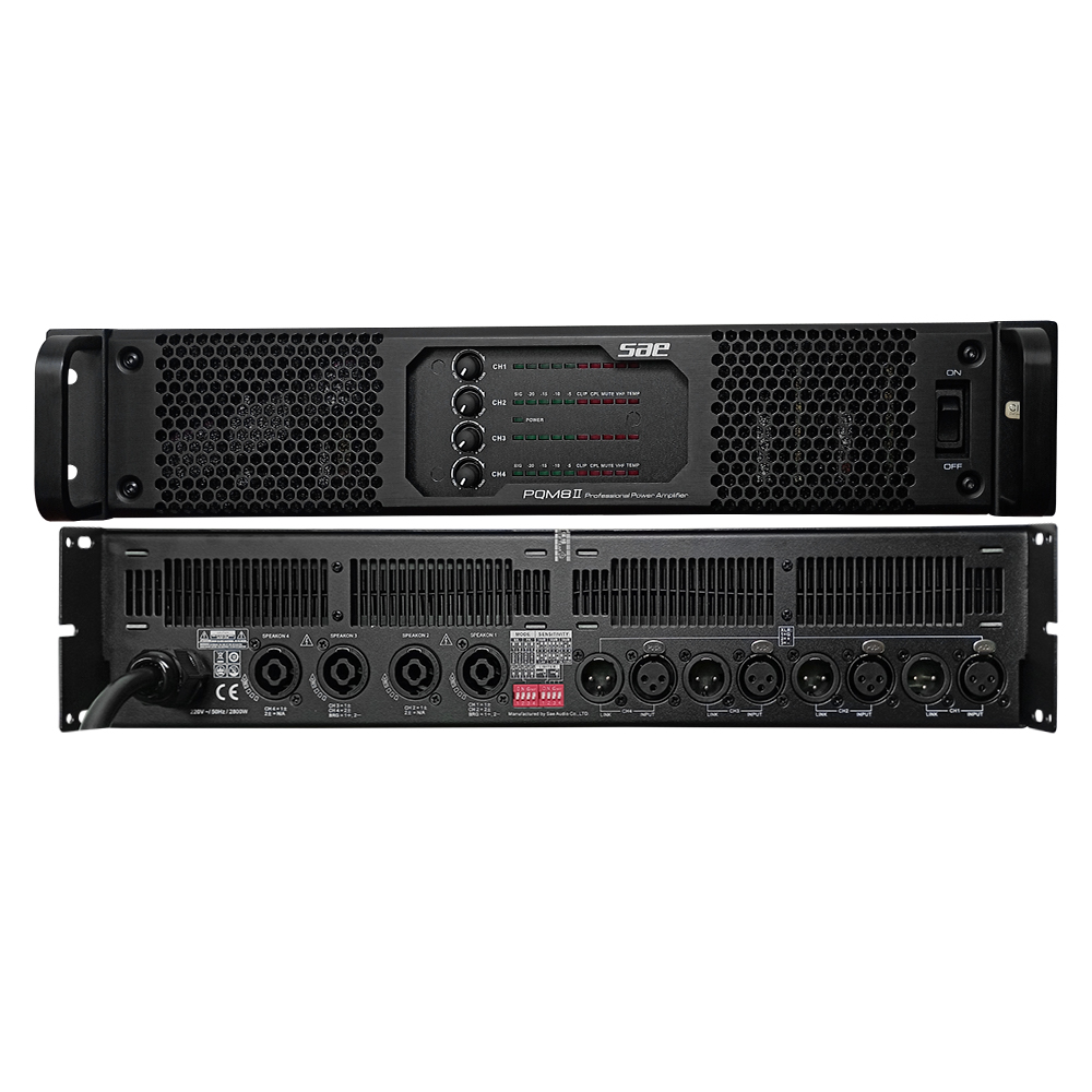 SAE PQM8-II POWER LIGHT 4X1600W RMS A 2 OHM