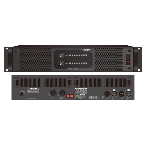 SAE  PCM23II POWER LIGHT 6000W x 2* 2 OHM CLASS I™ – NEUTRIK SPEAKON NL4