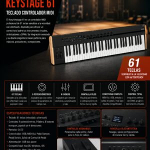 Korg Keystage 61 Teclado Controlador MIDI