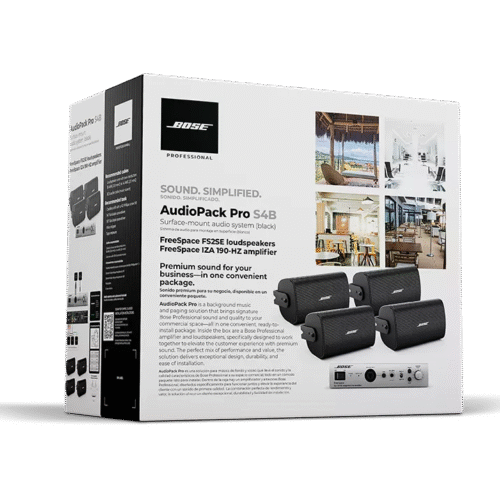 BOSE AudioPack Pro S4  120V   Black/White