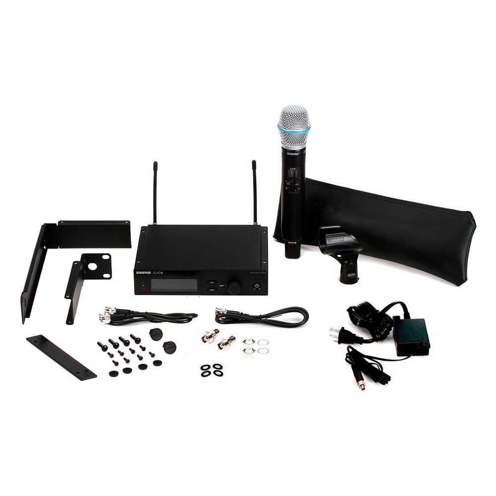 SHURE SLXD24/B87A – Sistema Inalámbrico Vocal con Micrófono de Mano Beta 87A - Imagen 3