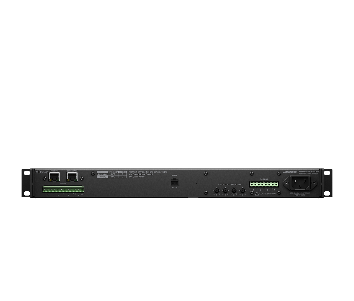 BOSE PS404D Amplificador de potencia adaptable PowerShare - Imagen 2