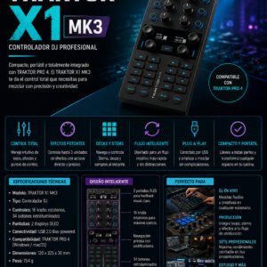 NATIVE INSTRUMENTS TRAKTOR X1 MK3 controlador
