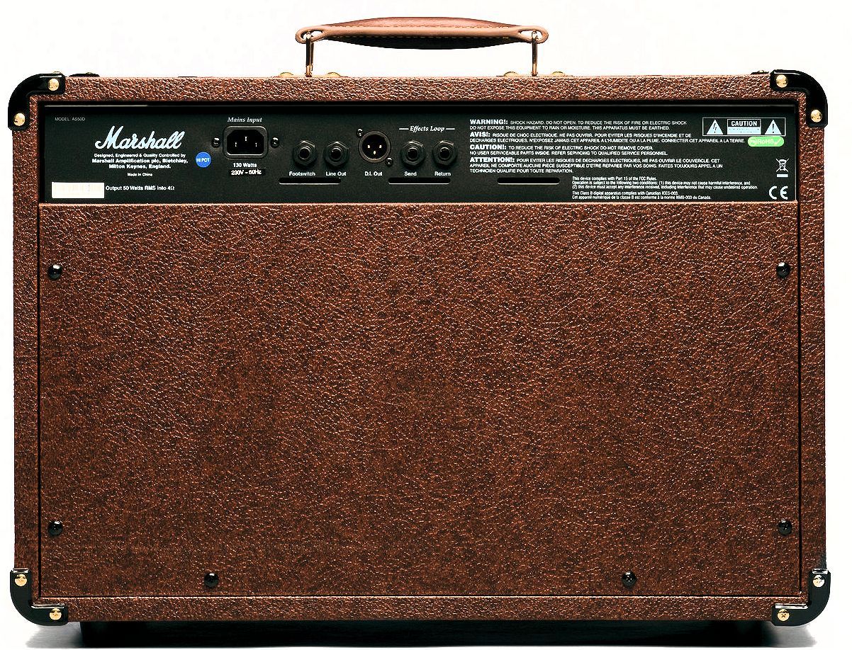 Marshall AS50D-E amplificador para guitarra electroacústica