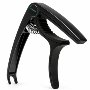 Capotraste OZU BDJ001 negro para guitarra