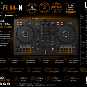 Pioneer DDJ-FLX4-N Controlador DJ Dorado FLX4N