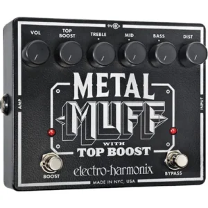 Pedal distorsión guitarra Electro-Harmonix Metal Muff Top Boost