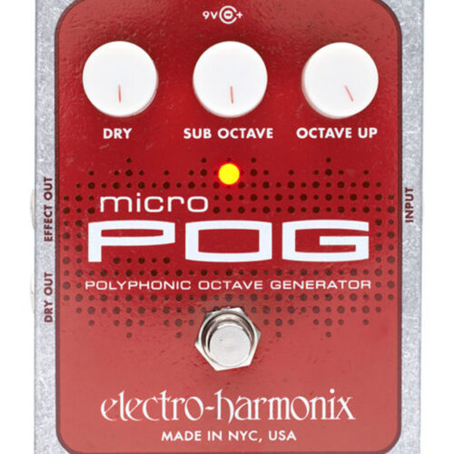 Pedal octavador guitarra Electro-Harmonix Micro POG polifónico