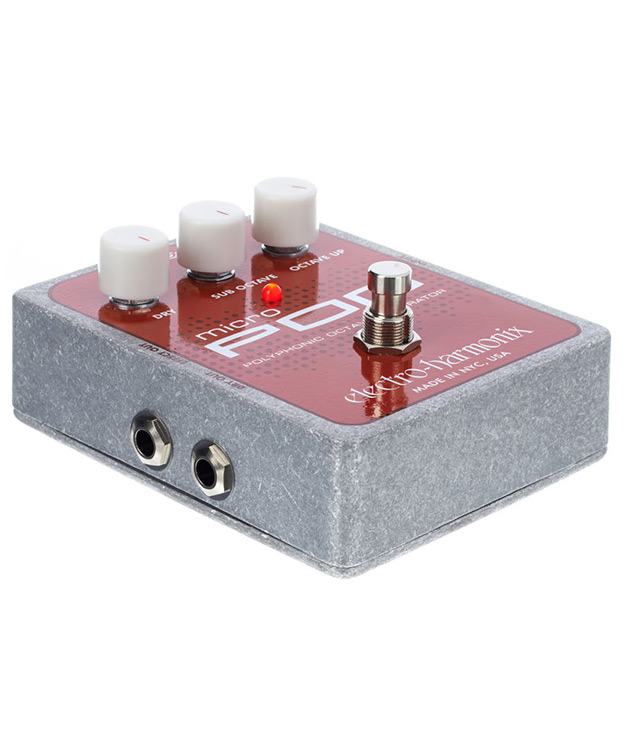 Pedal octavador guitarra Electro-Harmonix Micro POG polifónico - Imagen 4