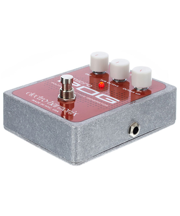 Pedal octavador guitarra Electro-Harmonix Micro POG polifónico - Imagen 3