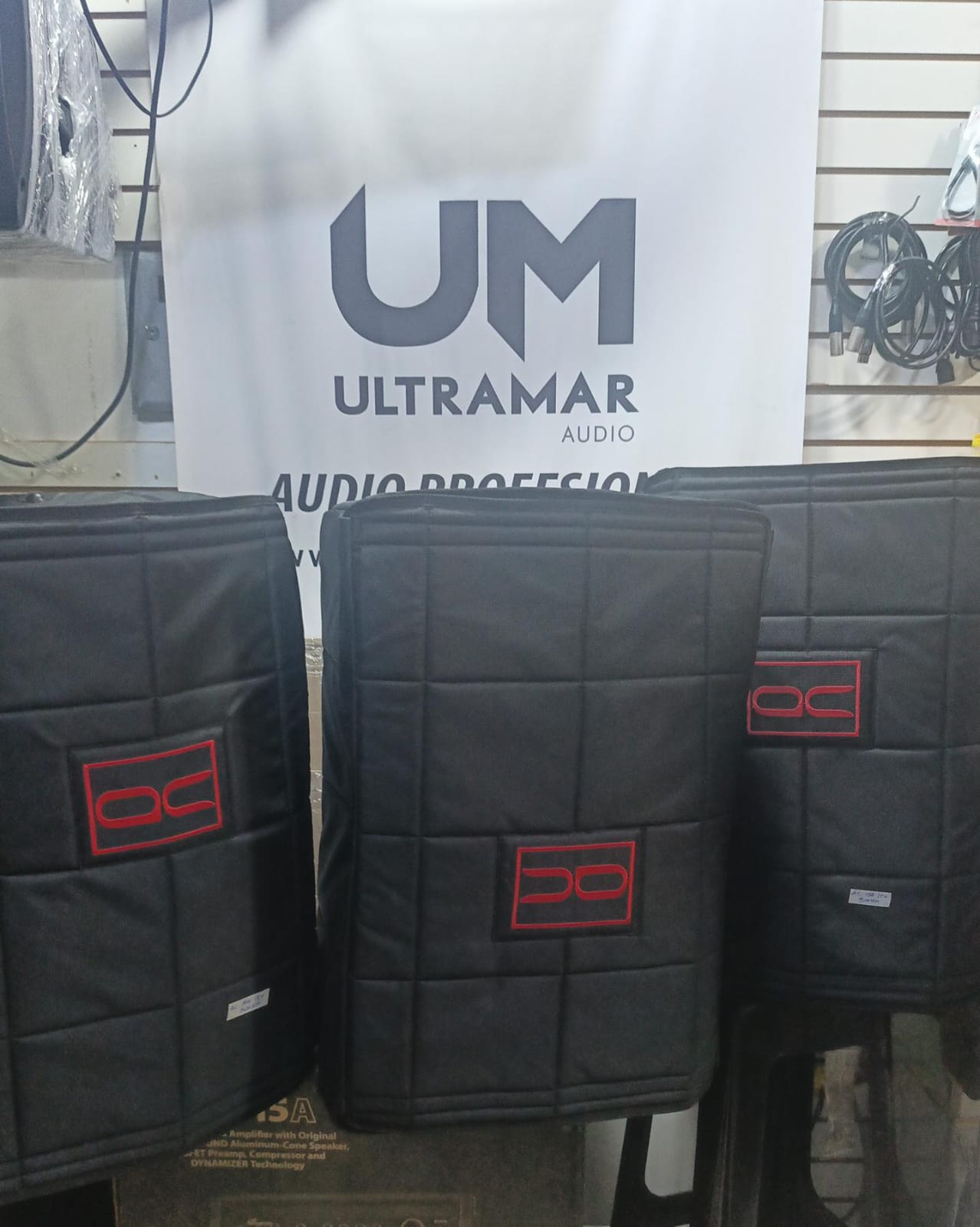 Funda Acolchada para Parlante AudioCenter MA15+ con logo bordado - Imagen 2