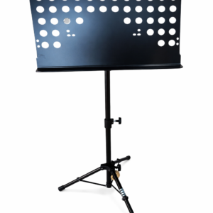 FBR Pedestal para Partitura Metálico Ajustable 1.5m – Soporte Profesional Música (Caja 5 und)