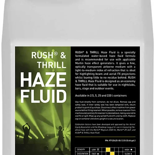Rush & Thrill haze fluid - Fluido de niebla
