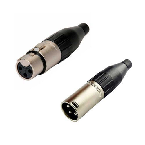Amphenol - Par de conectores XLR Hembra y Macho