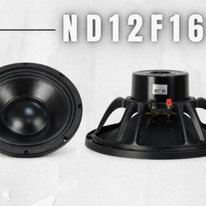 FBR Parlante ND12F1600 12” Neodimio 1600W 8 Ohm Profesional | Alta Potencia y Peso Ligero