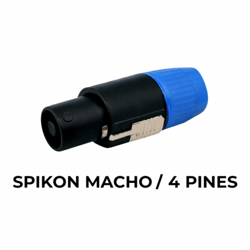 FBR Conector Speakon Macho 4 Pines Profesional | Precio por Unidad (Caja x25)