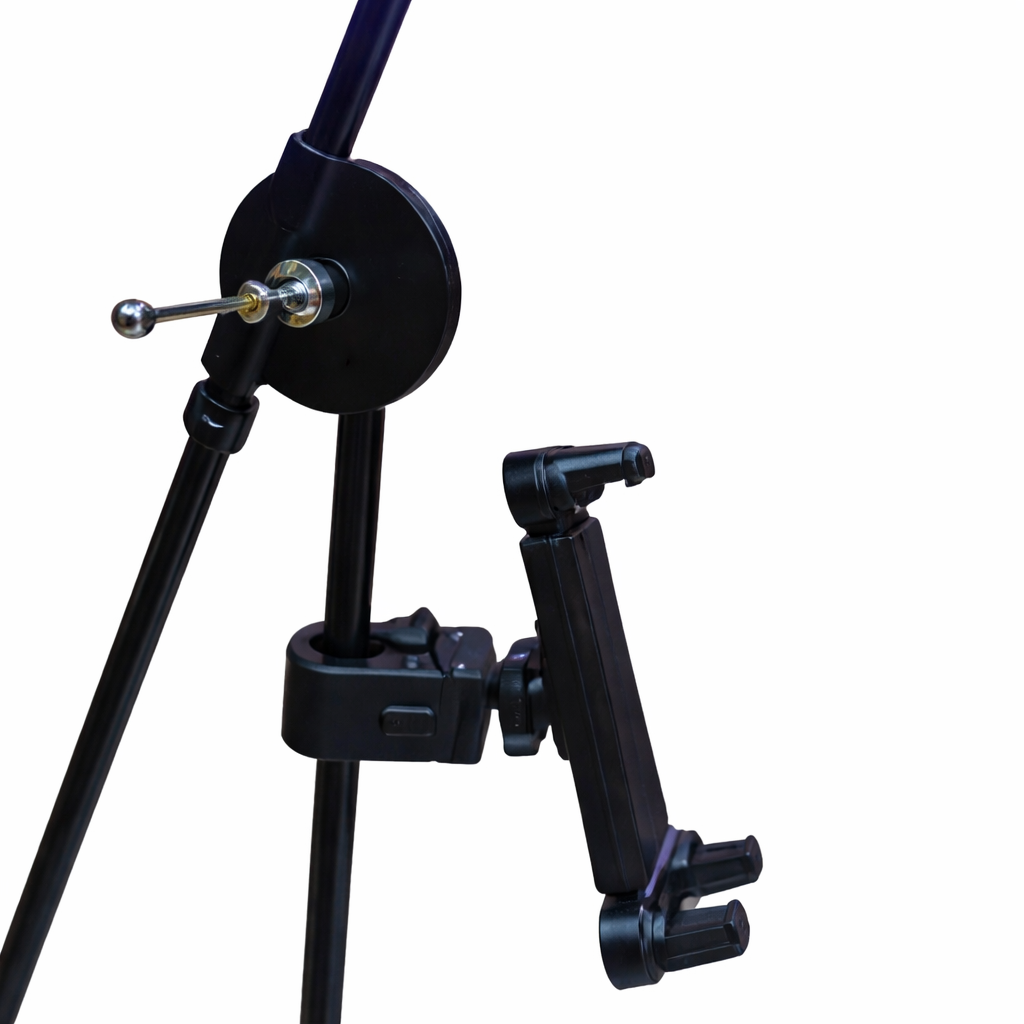 FBR Soporte para Tablet y Celular Ajustable para Micrófono | Porta Dispositivo Universal