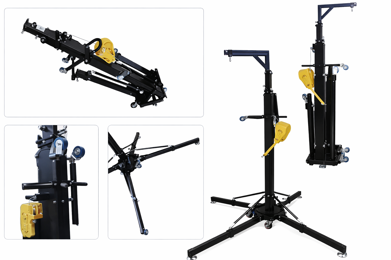 FBR Stand para Colgar Sistema Line Array Profesional con Winche – Soporte Elevador de Parlantes - Imagen 2