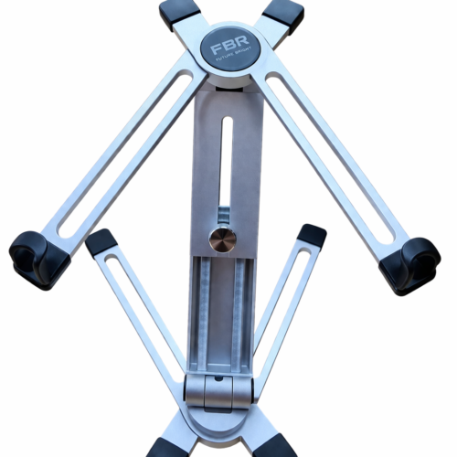 FBR Porta Tablet Metálico Ajustable Universal – Soporte para Celular y Tablet Profesional