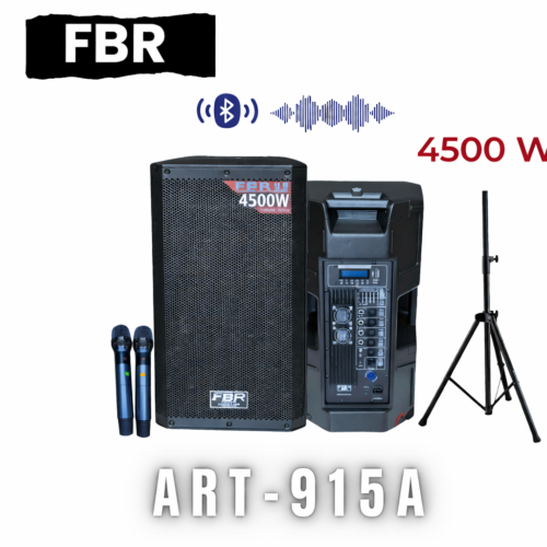 FBR Cabina Activa ART-915A 15” 4500W Bluetooth + Micrófonos UHF