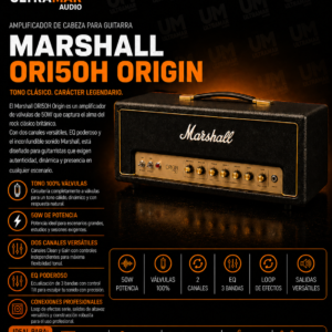 Marshall ORI50H Origin – Cabezal de válvulas