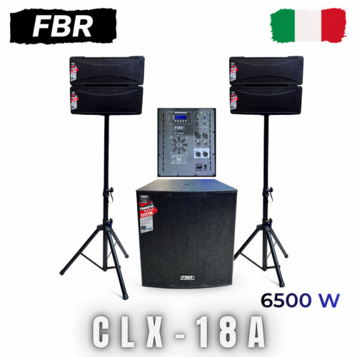 FBR Parlante Activo 6500W CLX-18A Sistema Lineal Profesional