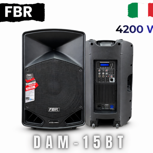 FBR Parlante Activo 4200W DAM-15BT 15” Bluetooth Profesional