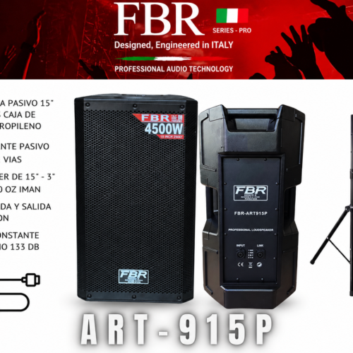 FBR Parlante Pasivo  4500W ART-915P 15” Profesional
