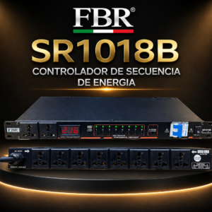 FBR Controlador de Secuencia de Energía SR1018B 8 Tomas 30A