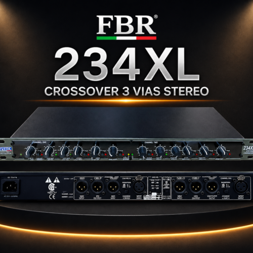 FBR Crossover DBX 234XL 3 Vías Stereo Profesional Audio