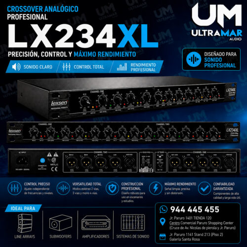 LEXSEN LX-234XL Crossover de 2/3/4 VIAS LEXSEN LX-234XL