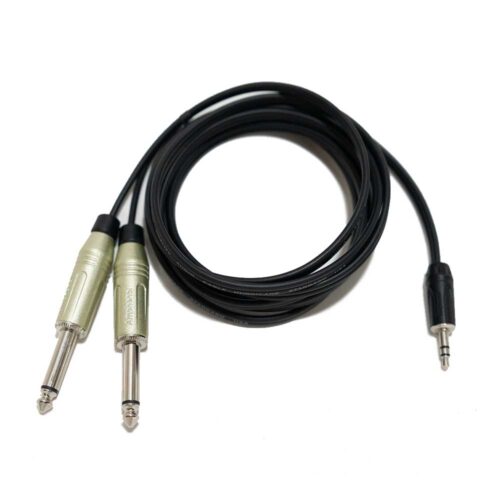 Cable Mini Plug 3.5mm Stereo a 2 TS (plug)