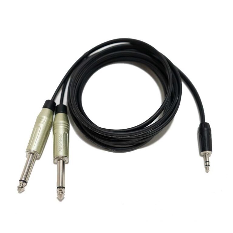 Cable Mini Plug 3.5mm Stereo a 2 TS (plug) - Ultramar Audio