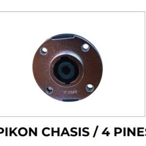 Conector Speakon Chasis 4 Pines Profesional | Precio por Unidad (Caja x20)