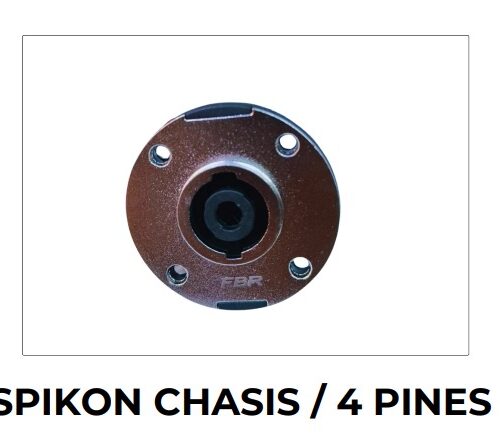 Conector Speakon Chasis 4 Pines Profesional | Precio por Unidad (Caja x20)