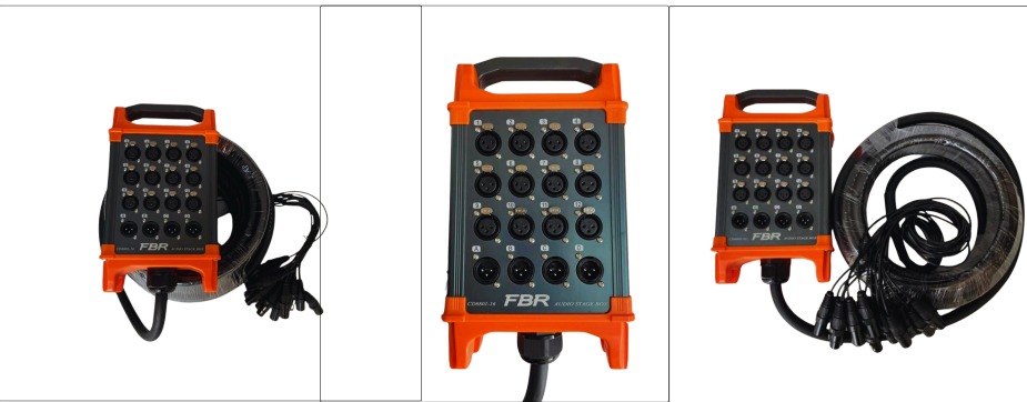 Cable Medusa 12 XLR In / 4 XLR Out 20 Metros Profesional | Snake Audio