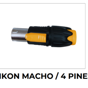 Conector Speakon Macho 4 Pines Profesional | Precio por Unidad (Caja x25)
