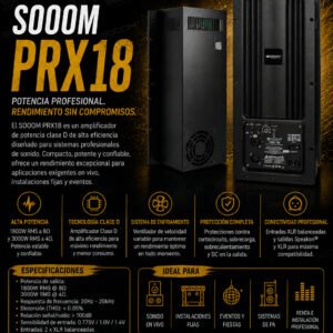 SOOOM PRX18 Módulo amplificado