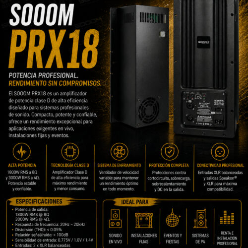 SOOOM PRX18 Módulo amplificado