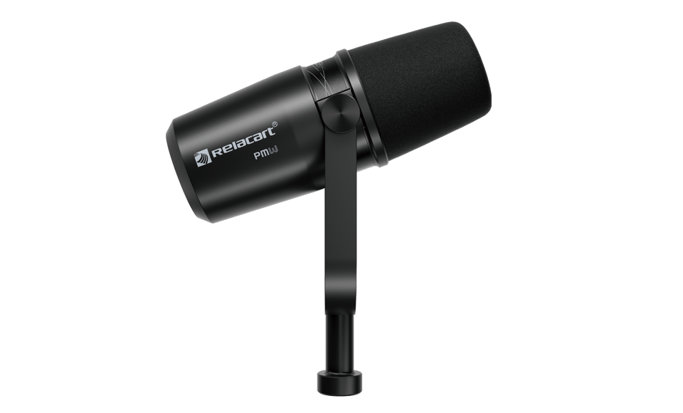 Relacart PM3 Micrófono Dinámico Cardioide Profesional para Podcast y Streaming - Imagen 2